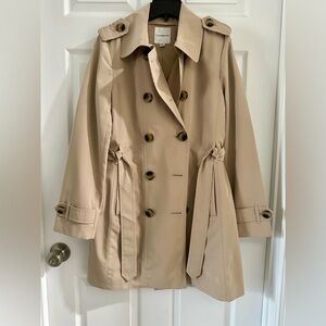 Women’s Tan Trench Coat by Croft and Barrow